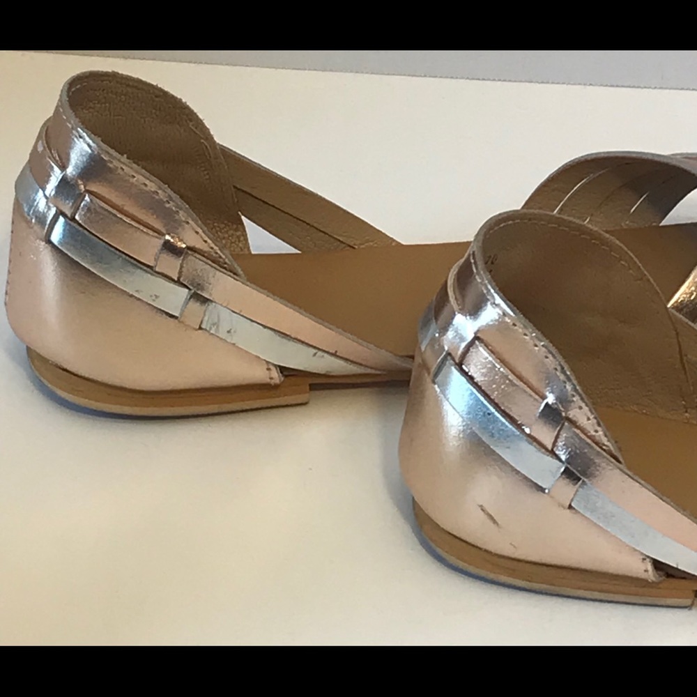 ASOS flats , shoes shiny size USA 8 UK 6 - Picture 6 of 10